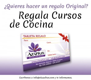 Tarjeta Regalo - Taller de Cocina 1 sesión