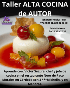 Taller ALTA COCINA de AUTOR